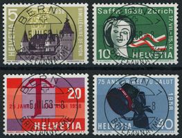1958 - Werbemarken - Ersttag Voll Stempel ET