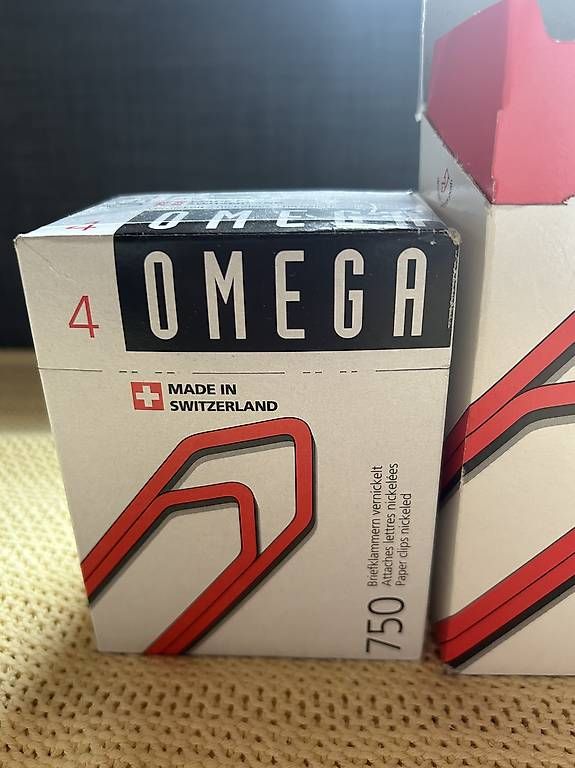 Fixations: Büroklammern Omega Gr.4 – Neuf avec emballage d'origine à Gisikon par luz_l95s 1