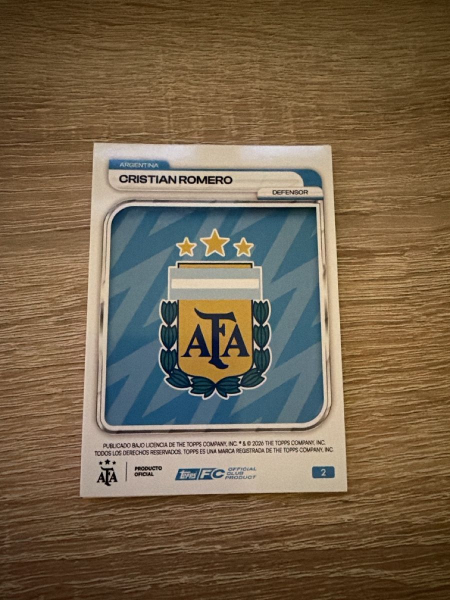 Topps Sammelbilder & Trading cards: Cristian Romero – Neu (gemäss Beschreibung) aus Dietikon von gab_rkb5 1