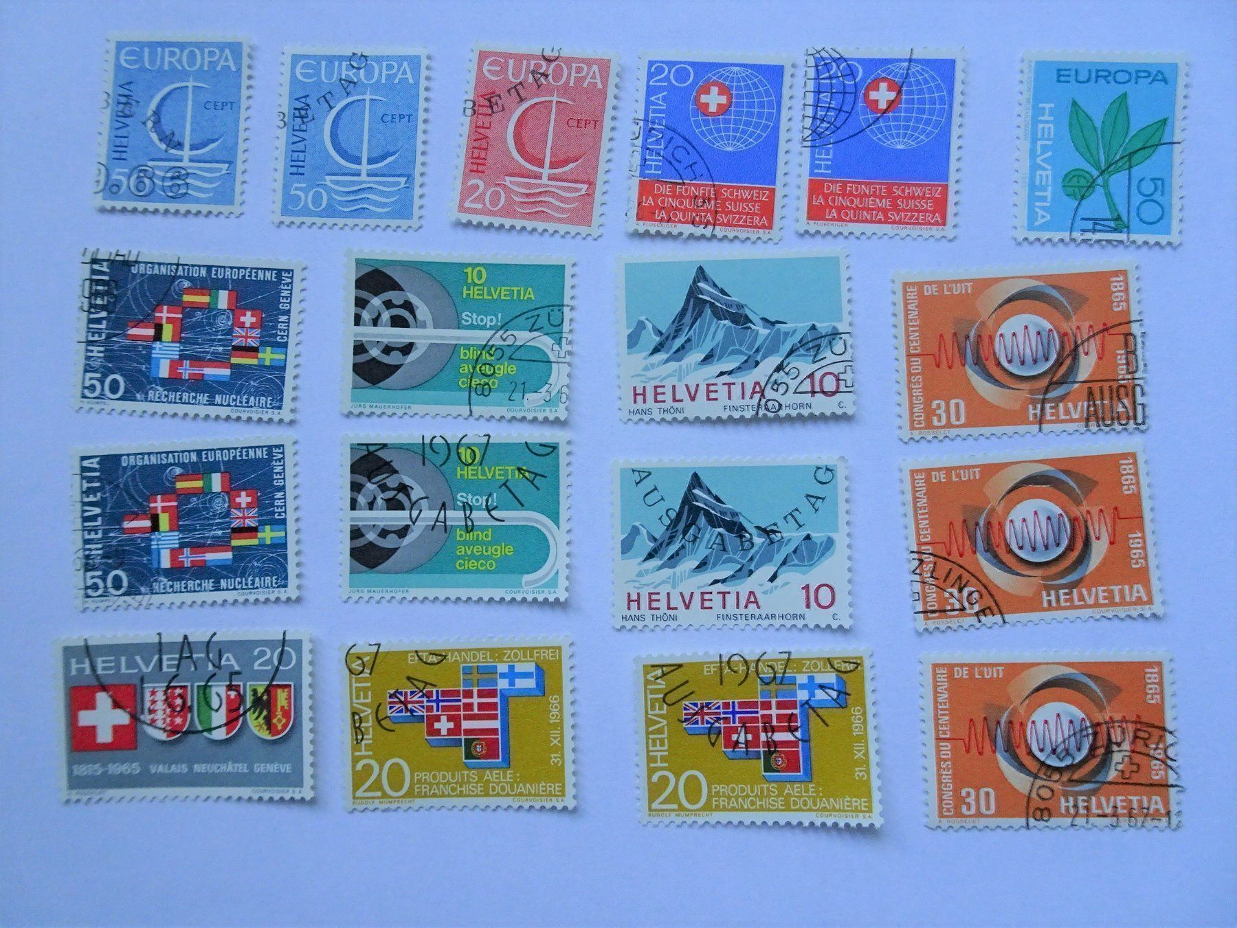 Alle Briefmarken: 1965-67 – Neu (gemäss Beschreibung) aus Aadorf von Chnorli-Furz