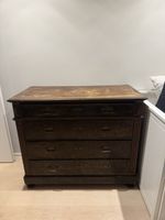 Massiv Holz Kommode (1 Griff ohne Henkel/Foto)