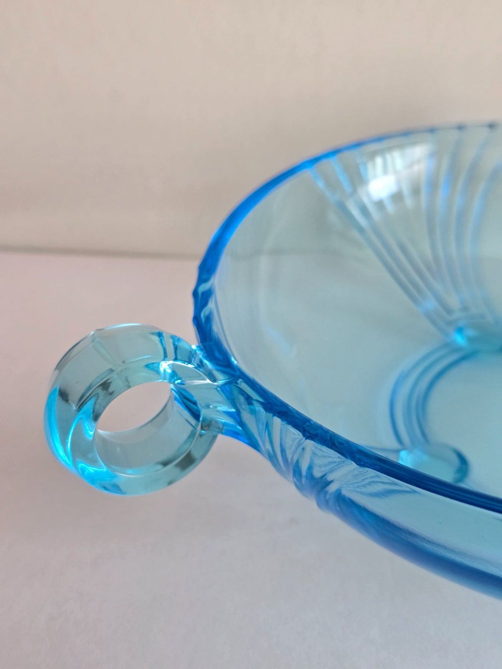 Ciotole: Schale Art Deco, schönes Blau – Usato da Rheinau venduto da MakalekaAloha 2