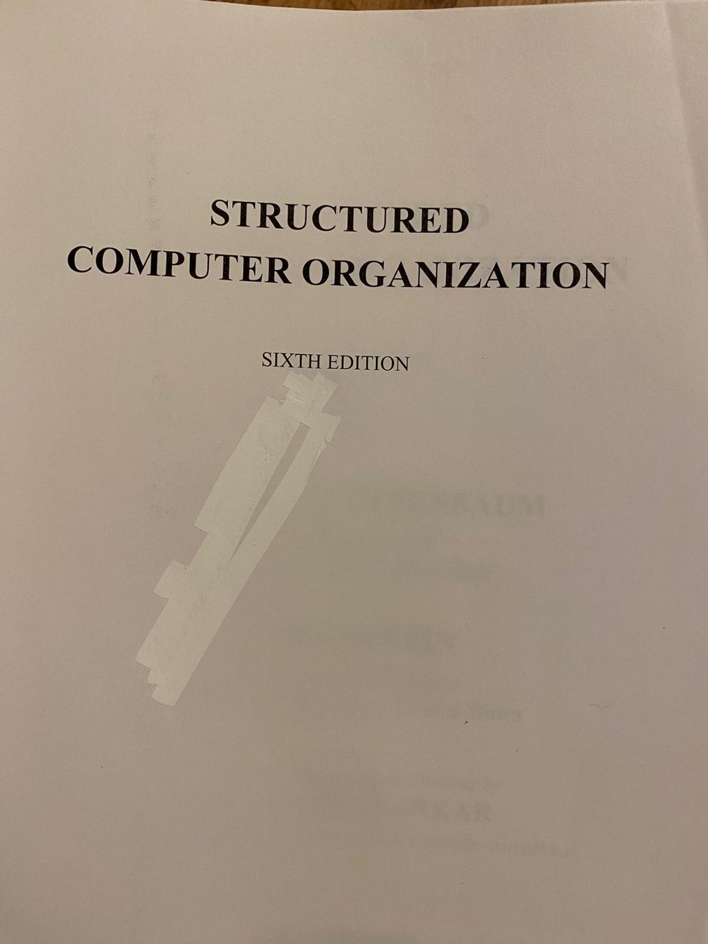 Libri: Structured Computer Organization - 6th Edition – Usato da Uster venduto da faandrei 2