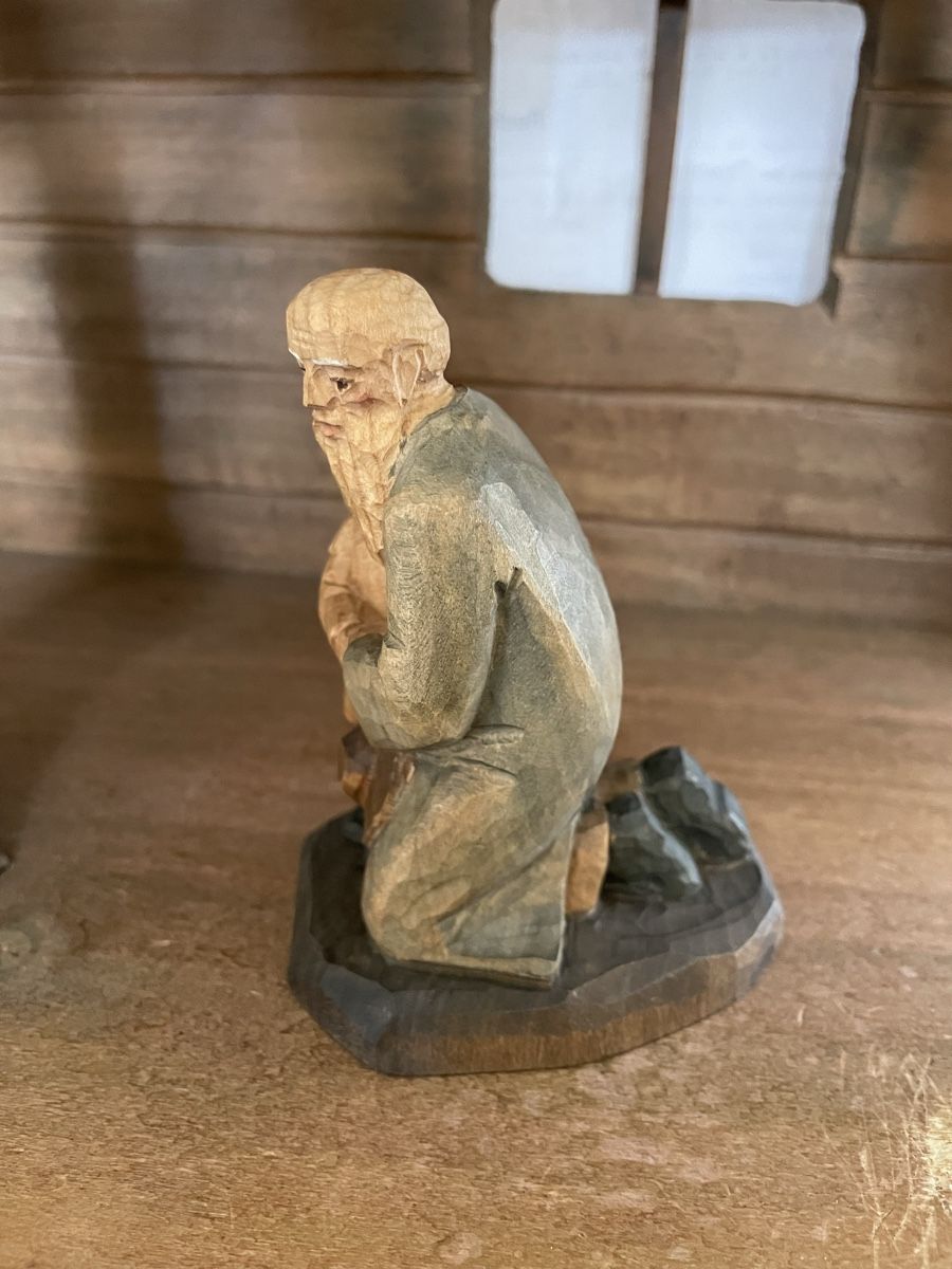 Statuette: Hirte mit Knabe E. Thomann Brienz – Usato da Flawil venduto da Naphtali 3