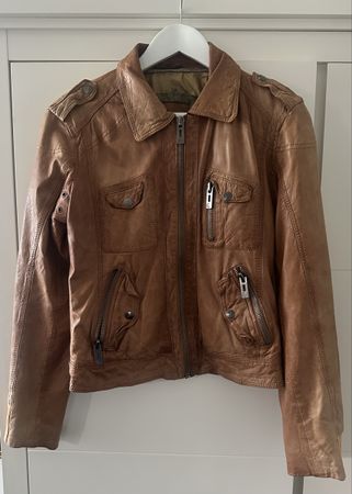 Echtleder Jacke, Grösse M, Top Zustand! (55)