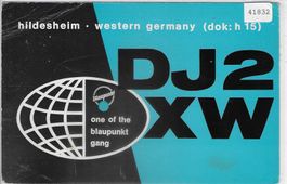 CB-Funk Karte Hildesheim DJ2 XW Blaupunkt