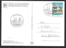 Sonderkarte S. 1185 NABA Zürich 22.6.-1.7.1984