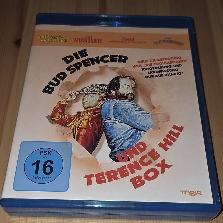Tutti i DVDs: Die Bud Spencer & Terence Hill Box (Blu-ray) – Usato da Lenzburg venduto da Djroc