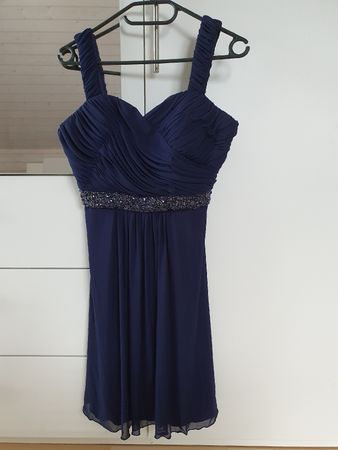 Abendkleid in Marine, Gr. S