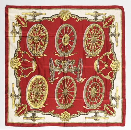 HERMÈS, carré en soie   