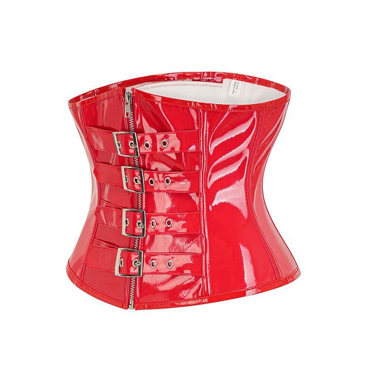 Altra biancheria intima: Gotik Lack Unterbrust Korsett in rot – Nuovo e nell'imballaggio originale da Beinwil am See venduto da yourfetishworld 1