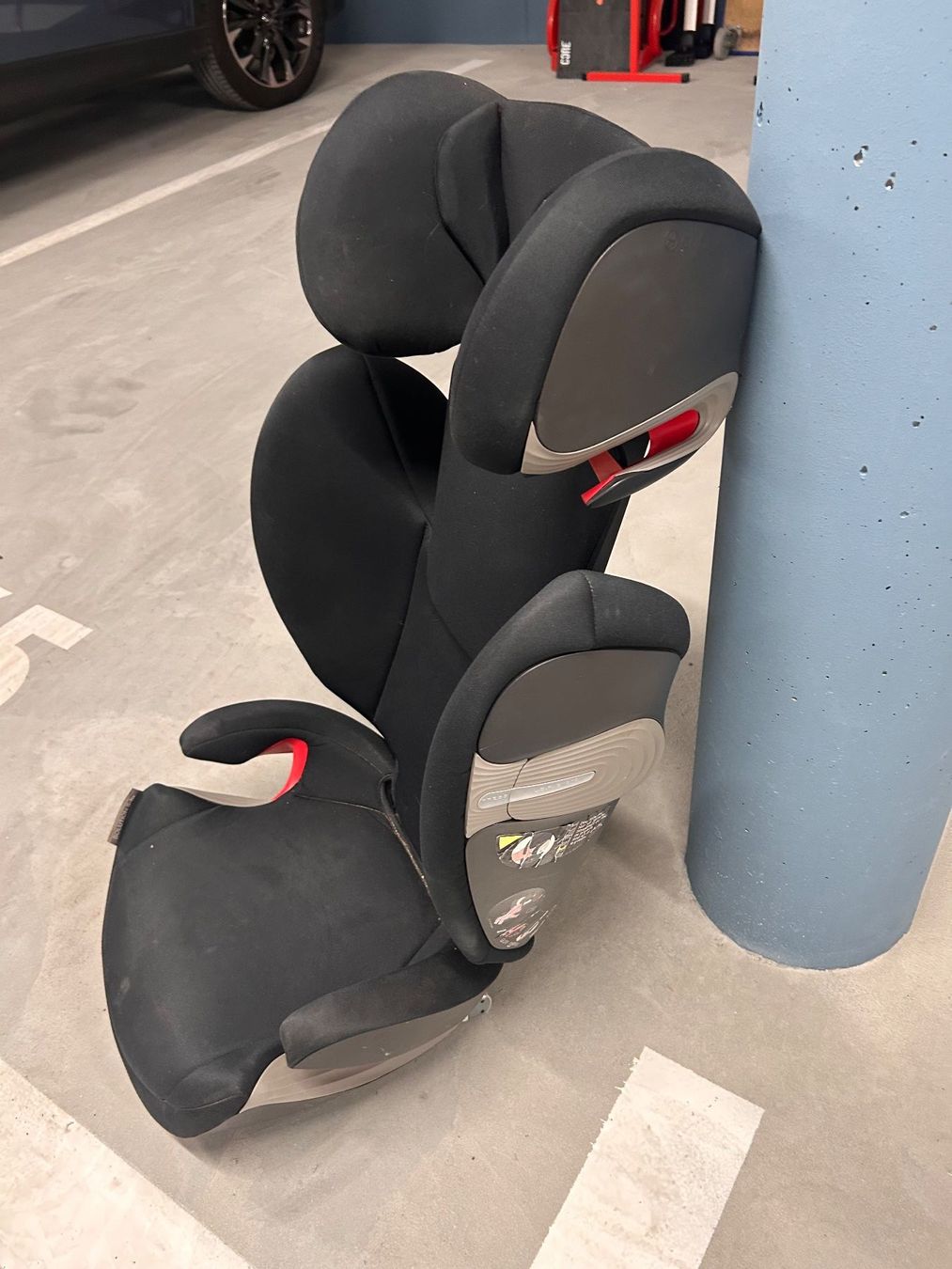 Cybex Seggiolini per auto: Cybex Kindersitz Solution S-fix schwarz gebraucht – Usato da Illnau venduto da sprolo 3