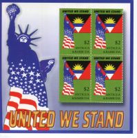 Block "Vereint stehen wir". Antigua und Barbuda.