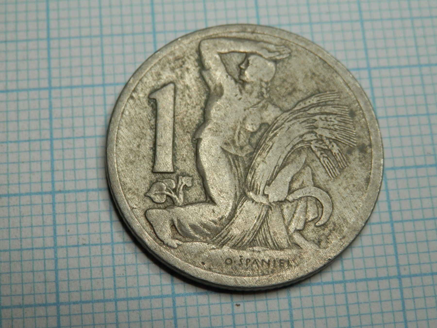 Alle Münzen: Tschechoslowakei 1 Krone, 1922 – Gebraucht aus Weiach von weiach81 1
