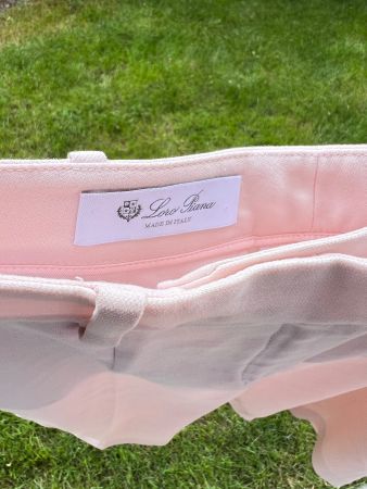 Lori Piana cotton pink Bermuda shorts. 42