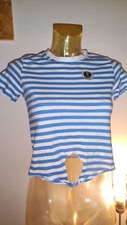 Damen Shirt Sailor Style Gr. XS 🩵