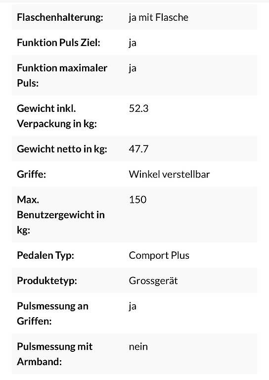 Hometrainer: Tunturi E60 Performance Ergometer – Gebraucht aus Mols von pfl_f29g 4