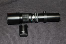 Teleobjektiv Supertele 500mm (1000mm)