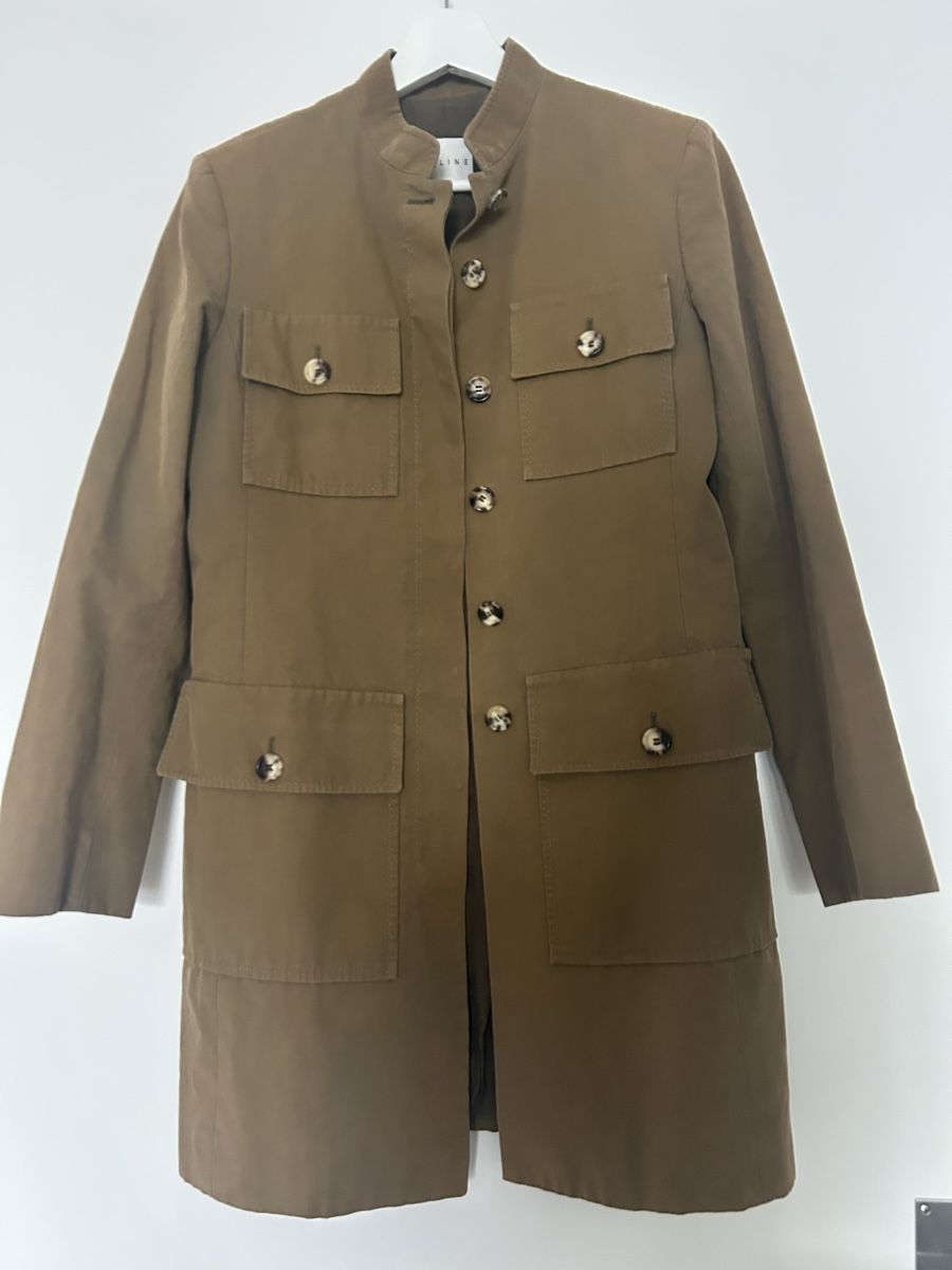 Celine Cappotti: Celine Mantel Khaki Gr. 34 - 36 original – Usato da St. Gallen venduto da jojan