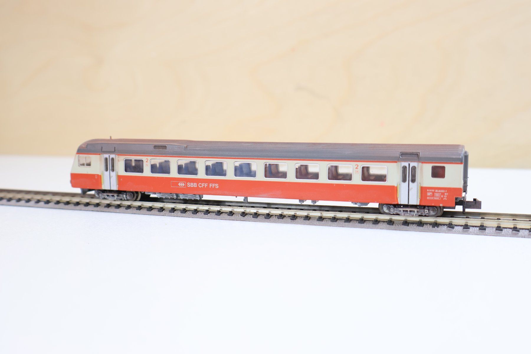 Trix Modellini di ferrovie: Minitrix Swiss Express SBB Steuerwagen + Licht – Usato da Winterthur venduto da Monstera 7