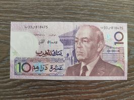 Marokko 10 Dirhams 1987 !!!!!!!