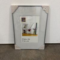 Neuer Bilderrahmen 50 x 70 cm silber