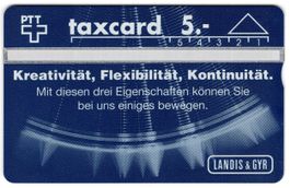 Landis & Gyr, Human Resurces, Zug - seltene Firmen Taxcard
