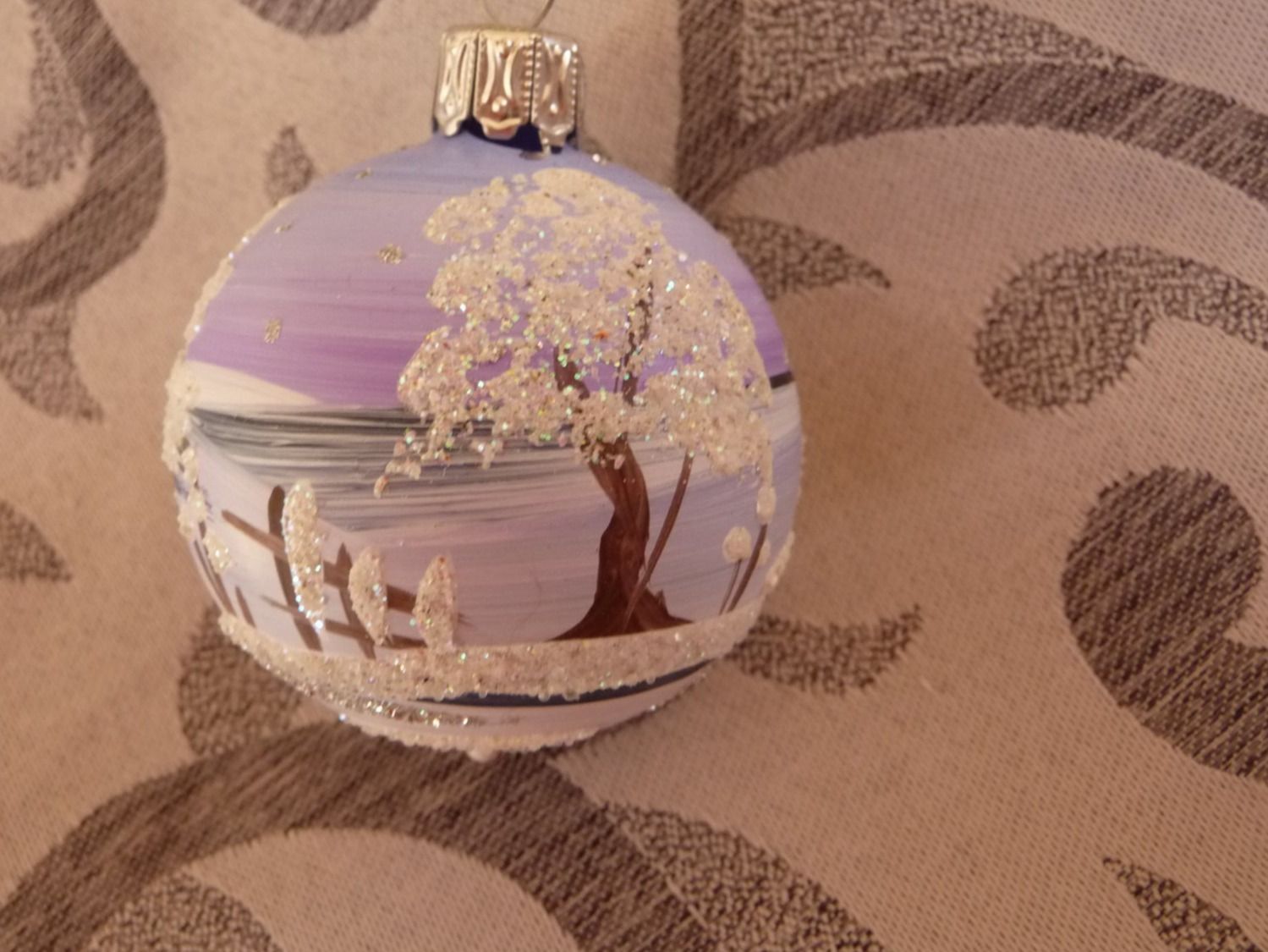 Tutte le decorazioni: kleine handbemalte Christbaumkugel – Nuovo e nell'imballaggio originale da Alpnach Dorf venduto da marvo 3