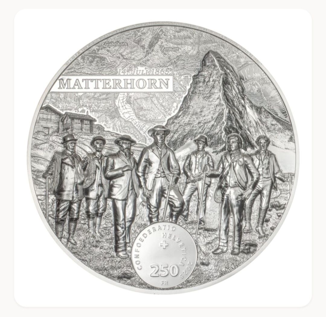 Tutti le monete: Silbermünze CIT Matterhorn 2 Kilo – Nuovo (secondo la descrizione) da Greppen venduto da hploetscher 1