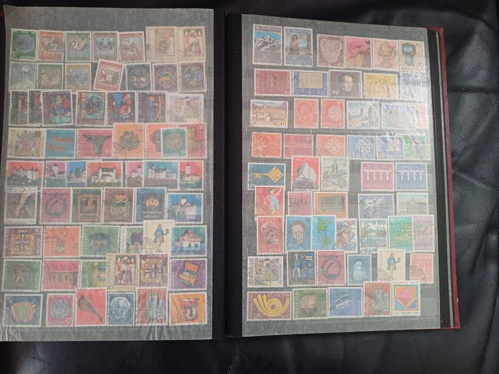 Alle Briefmarken: Briefmarken Album, grosse Sammlung, Schweiz – Gebraucht aus Ebersecken von Napf08 2
