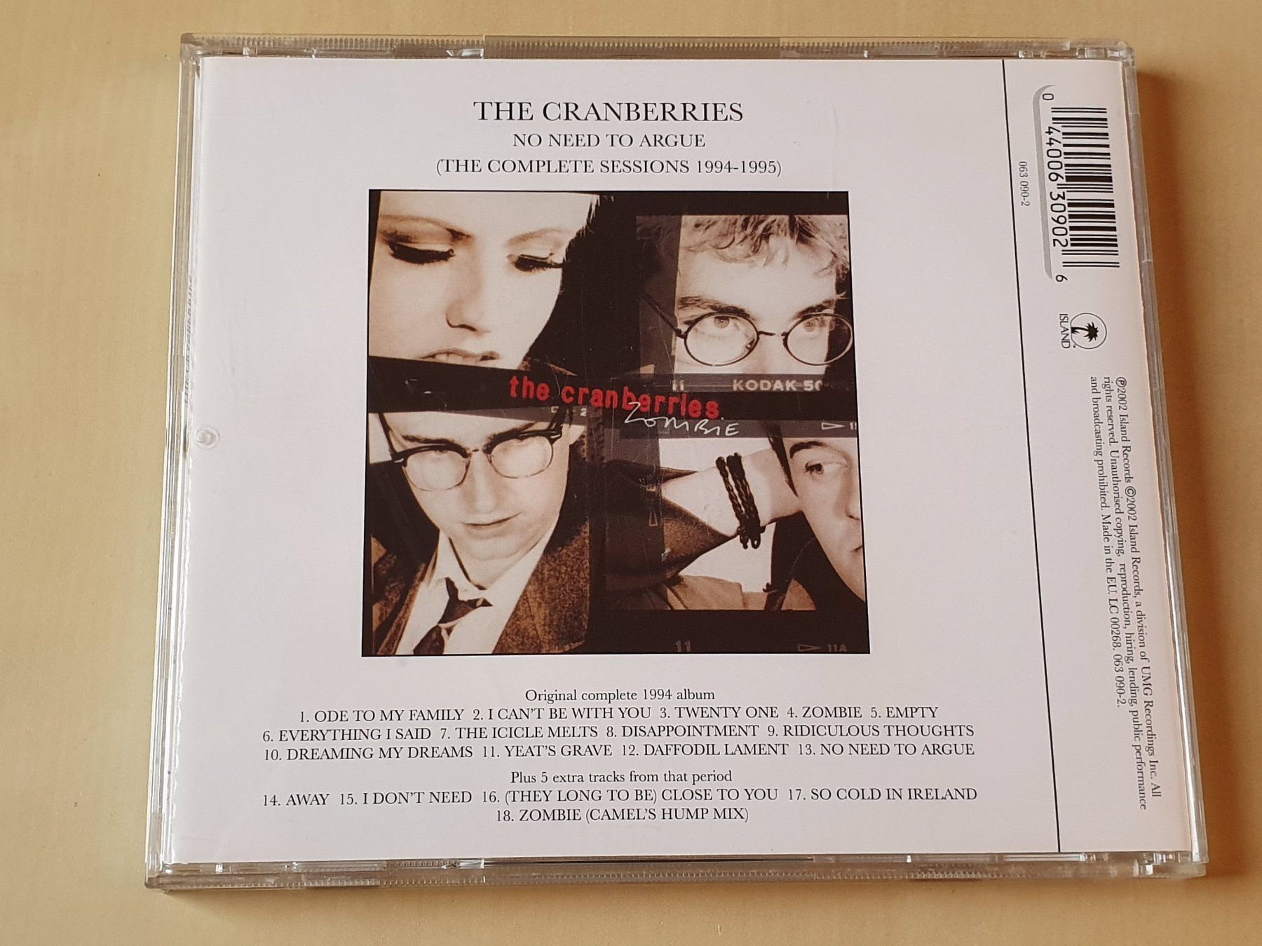 CD: The Cranberries No need to argue – Usato da Stansstad venduto da collectorsshop 1