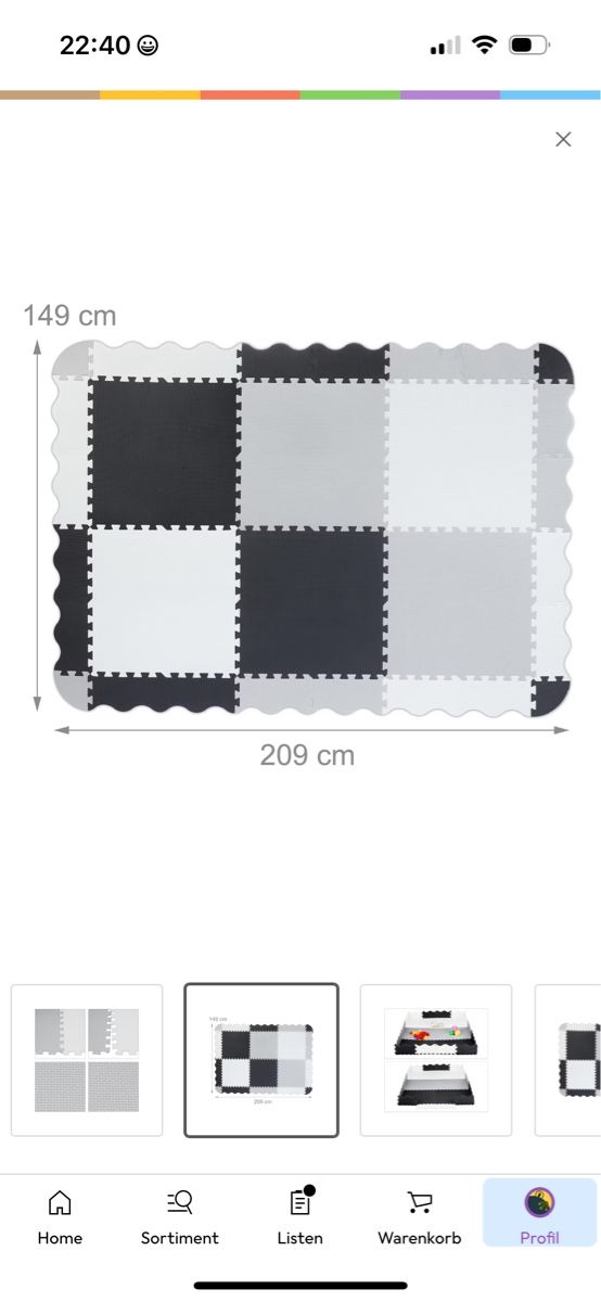 Tappeto da gioco: Spielmatte – Usato da Landquart venduto da fat_8ncg
