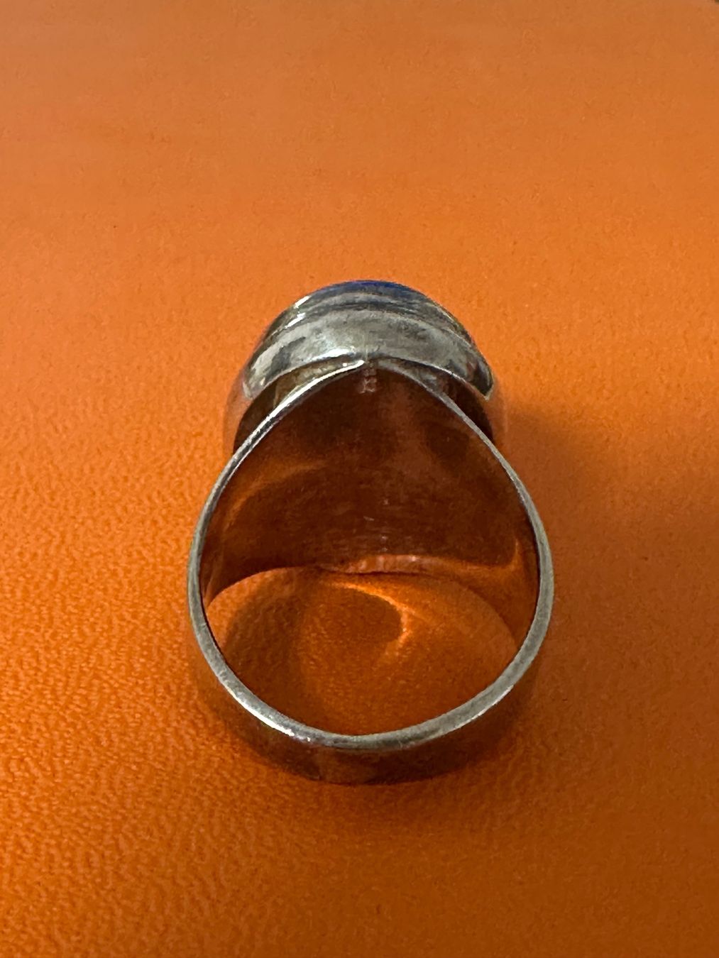 Anelli: Silber Ring mit Blaue Stein Gr 56 – Usato da Basel venduto da iulia_haul 3