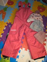 Schneehose Mädchen Pink Grösse 98/104 inkl. Mützen