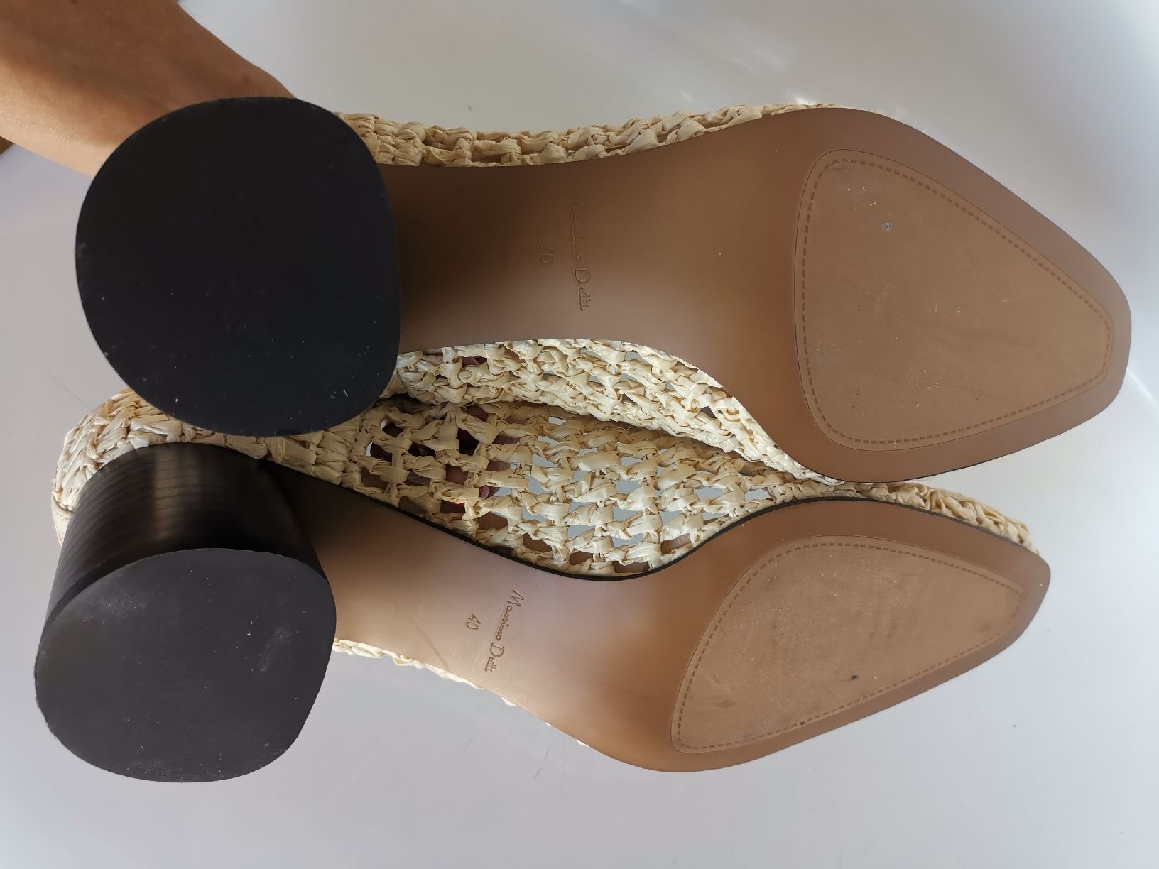 Massimo Dutti Scarpe da donna: Massimo Dutti, Bast Pumps, Sommer – Nuovo (secondo la descrizione) da Uerikon venduto da pink_flamingo 2