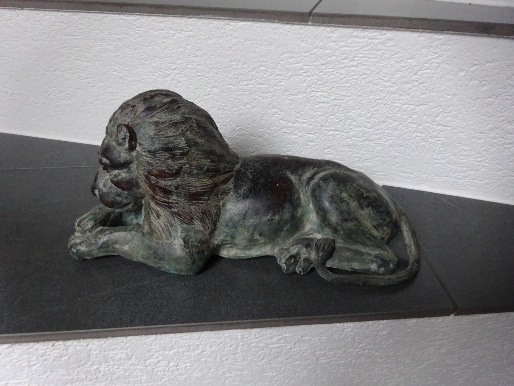 Sculture & Statue: Löwen Denkmal Rom Bronze Brunnen – Usato da Esslingen venduto da eintagammeer