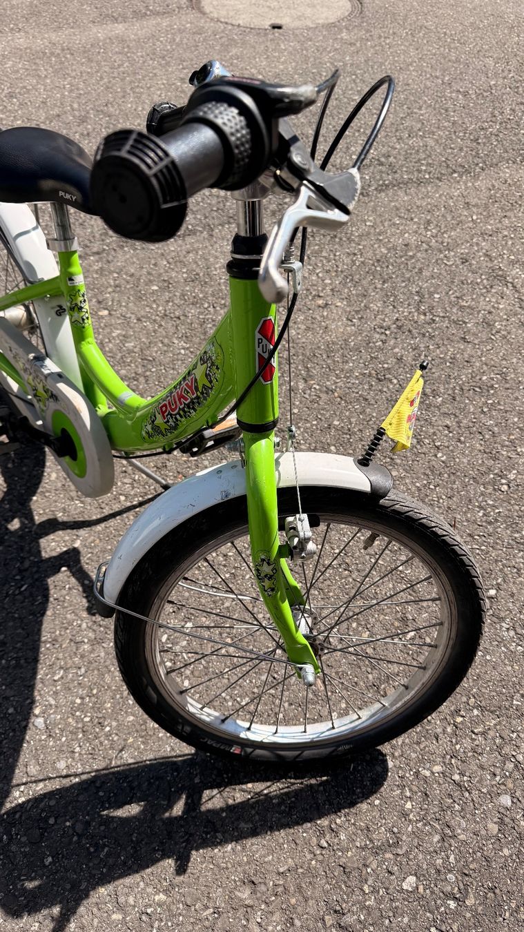 Puky Veicoli per bambini: Puky Kinderfahrrad Gruen Weiss – Usato da Ostermundigen venduto da E-Broki 4