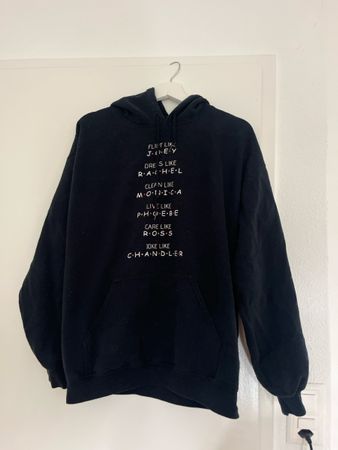 Hoodie Friends Schriftzug Grösse L