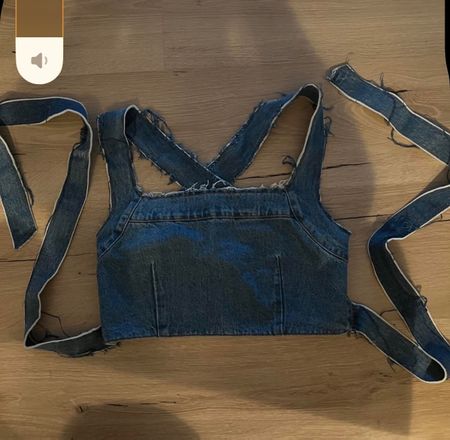 Jeans Top TRF TX'D Denim neuwertig, Gr. S - Sommer Must-Have