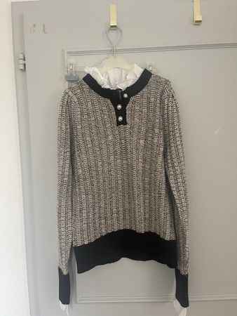 Schicker River Island Pulli mit Hemdkragen size 10