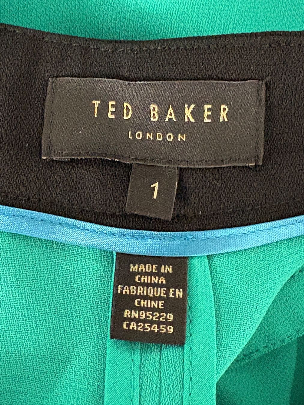 Ted Baker Pantaloni: Ted Baker grüne Stoffhose Hose Gr. 36 – Nuovo (secondo la descrizione) da Regensdorf venduto da secondchancefashion 5
