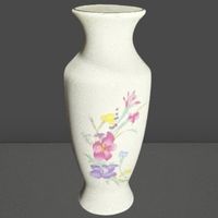 ✨ Vintage Porzellan Vase🌸Goldrand Blumen Deko Landhaus ✨