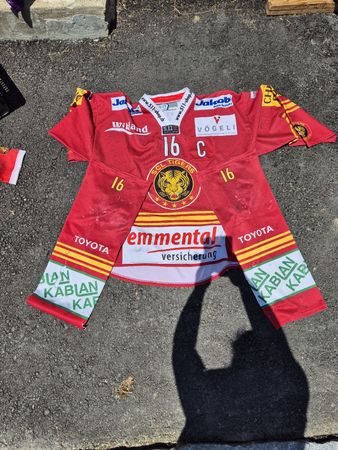 Originales Trikot SCL Tigers Claudio Moggi