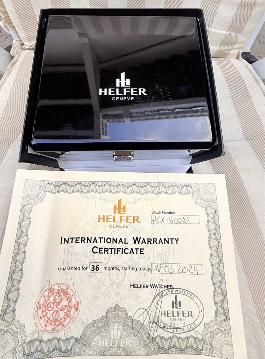 Helfer Orologi: Helfer Genf HCX Automatic Uhr – Nuovo e nell'imballaggio originale da Zürich venduto da daki81
