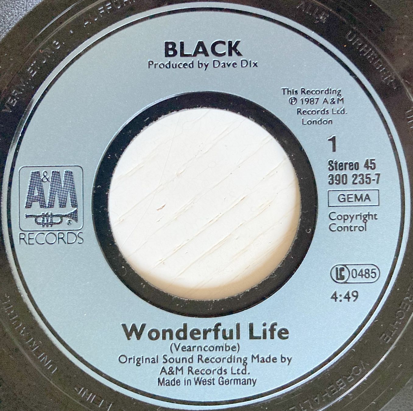 Schallplatten: BLACK - WONDERFUL LIFE – Gebraucht aus Bottens von hotter-than-hell 2