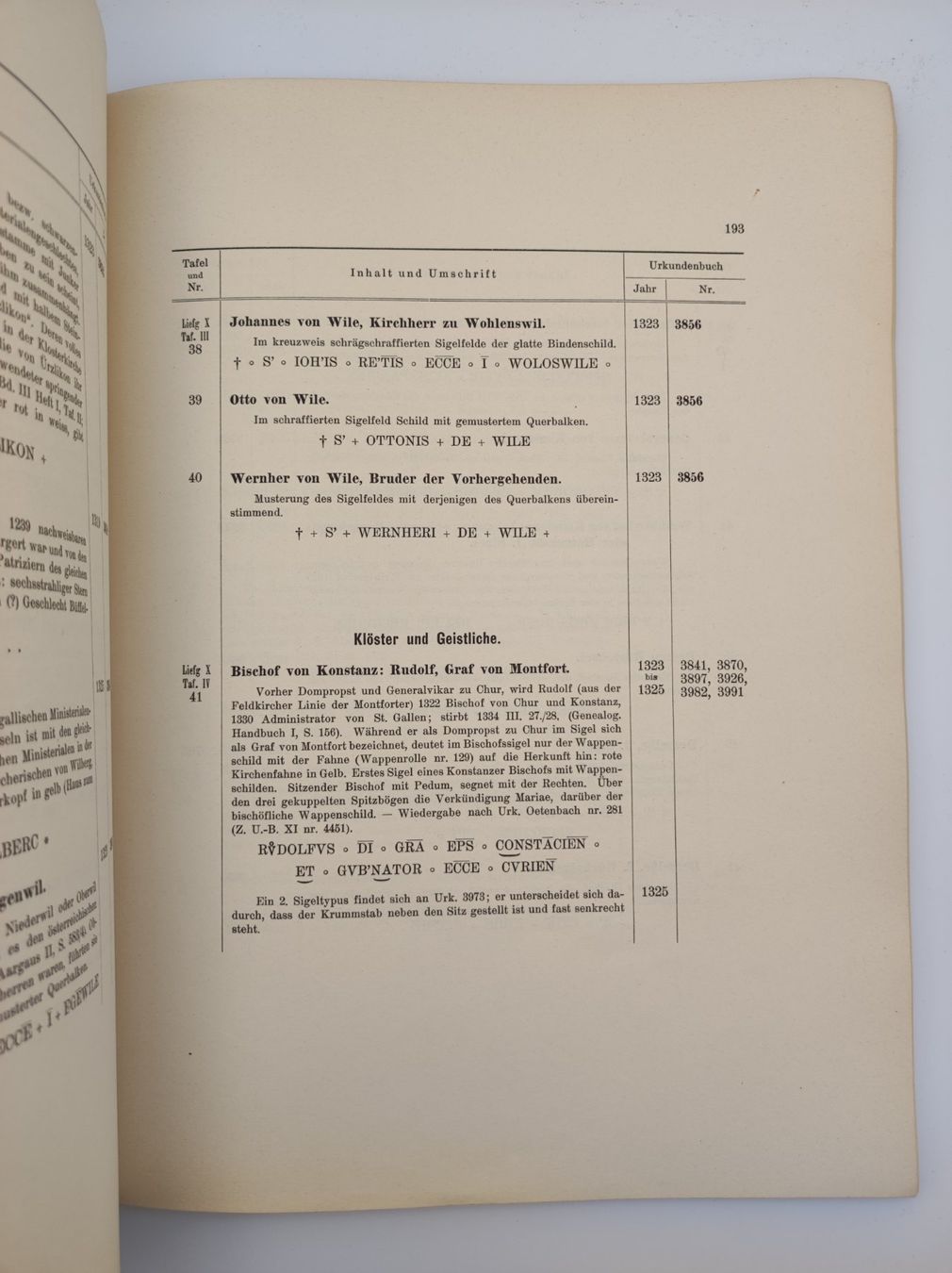 Libri: SIGELABBILDUNGEN - URKUNDENBUCH - NUR TEXT – Usato da Goldach venduto da Gaip 4