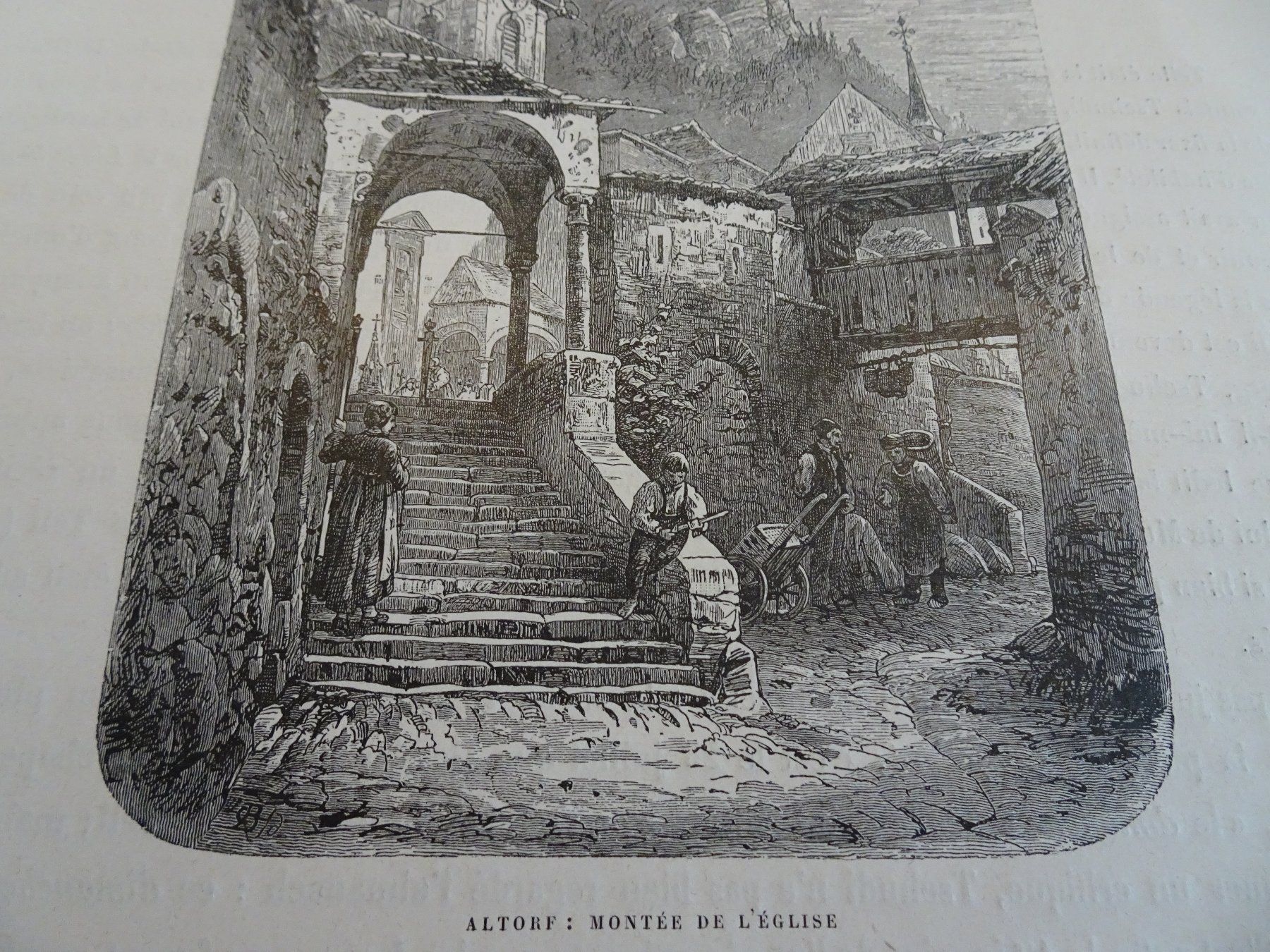Gravures: Alter Stich von Altdorf. UR – D'occasion à Vitznau par Mina60 2