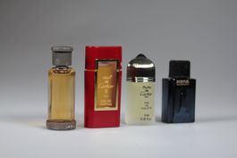 Set mit 4 Vintage Parfum-Miniaturen Cartier & Givenchy
