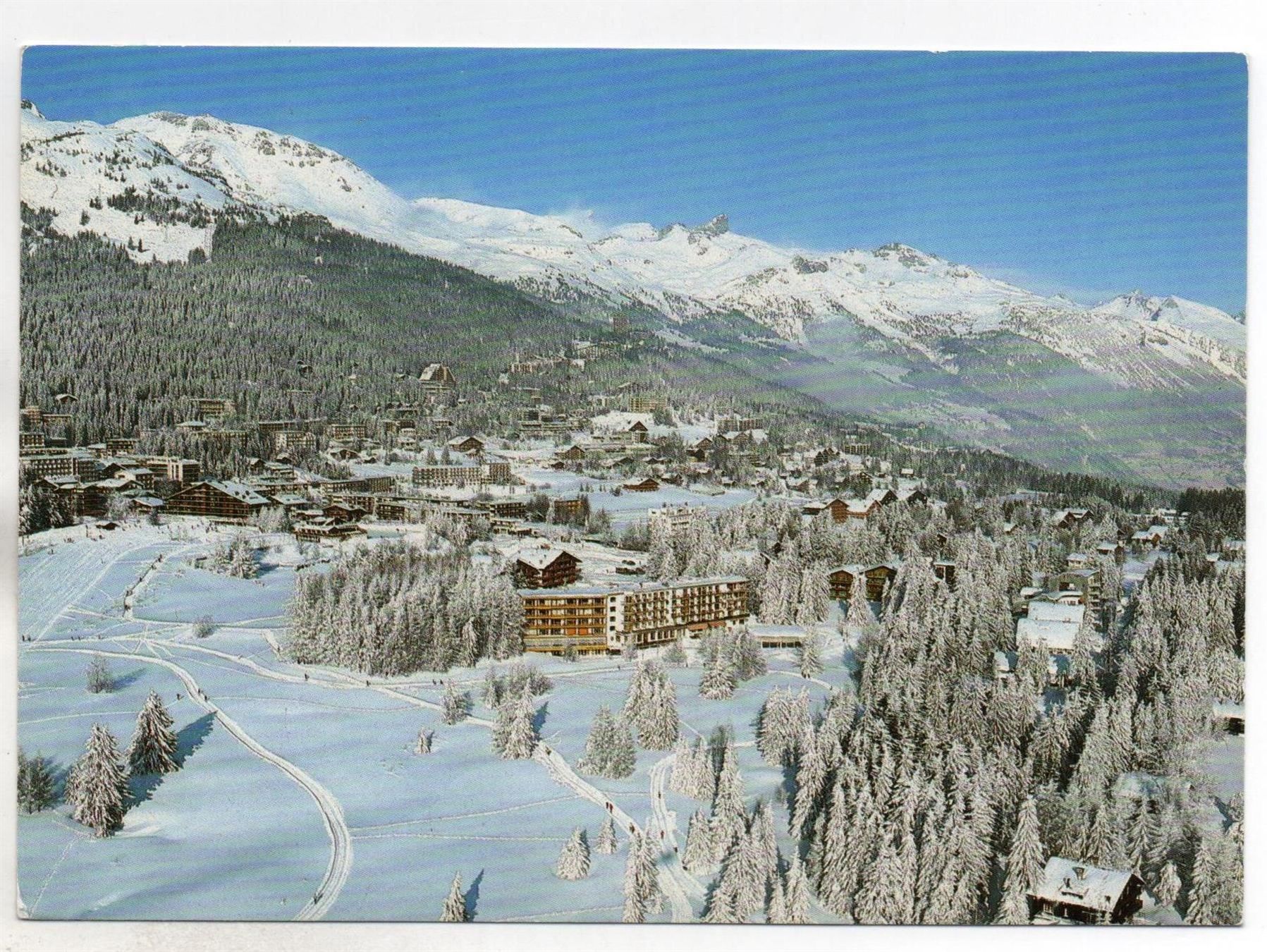 Cartes postales: CRANS-MONTANA en hiver – D'occasion à Jona par philajona