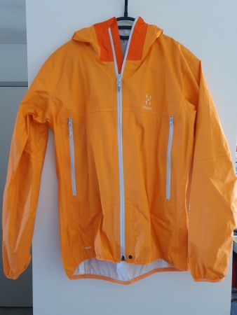 Haglöfs Laufjacke / Regenjacke superleicht orange NEU